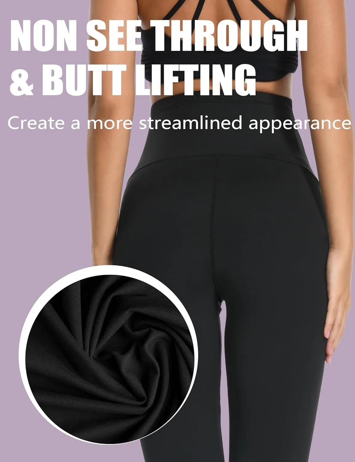 4 Pack Women's Maternity Leggings Over The Belly High Waisted Yoga Workout Pregnancy Pants Activewear for Women