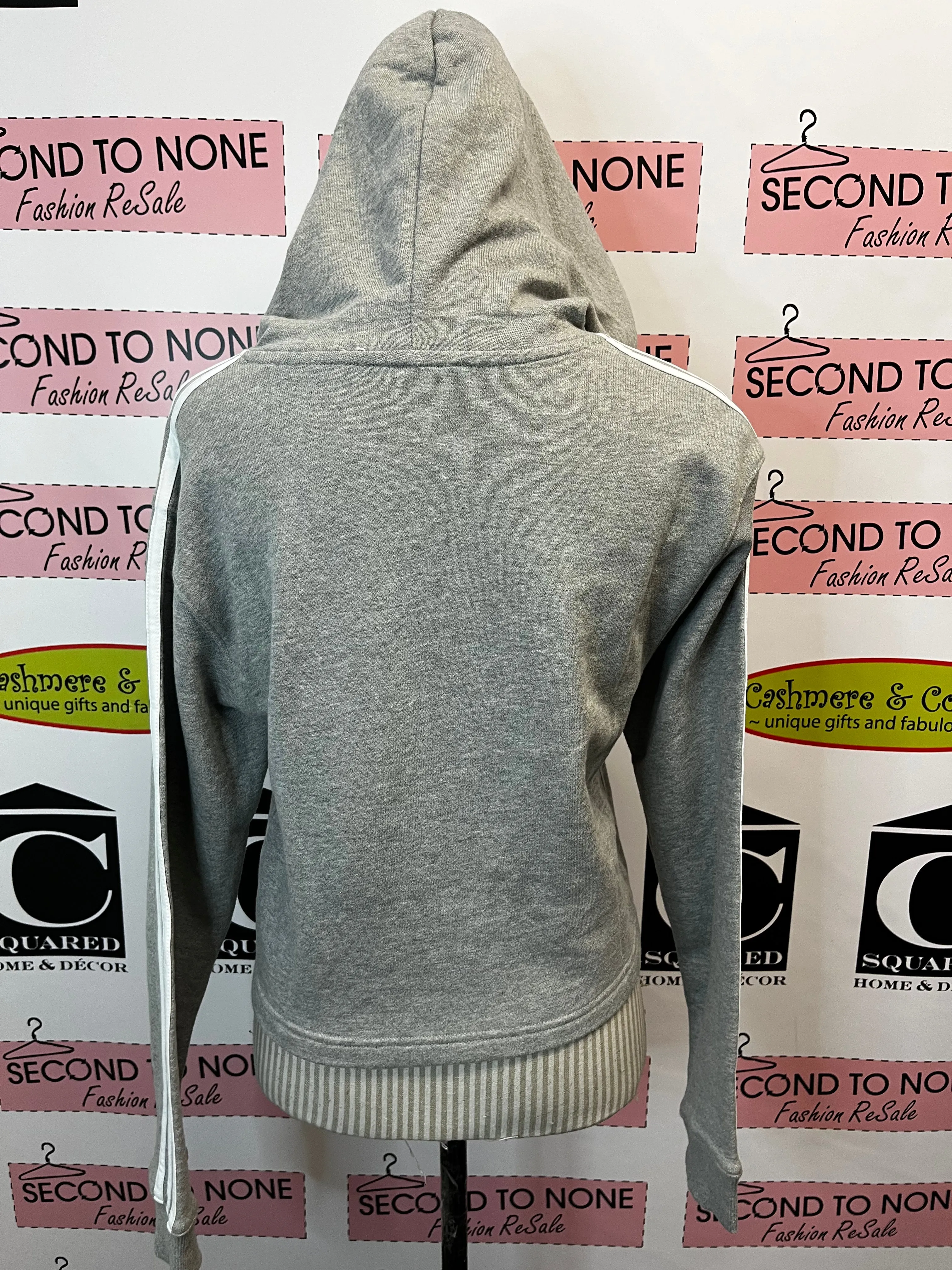 Adidas Cropped Hoodie (Size S)