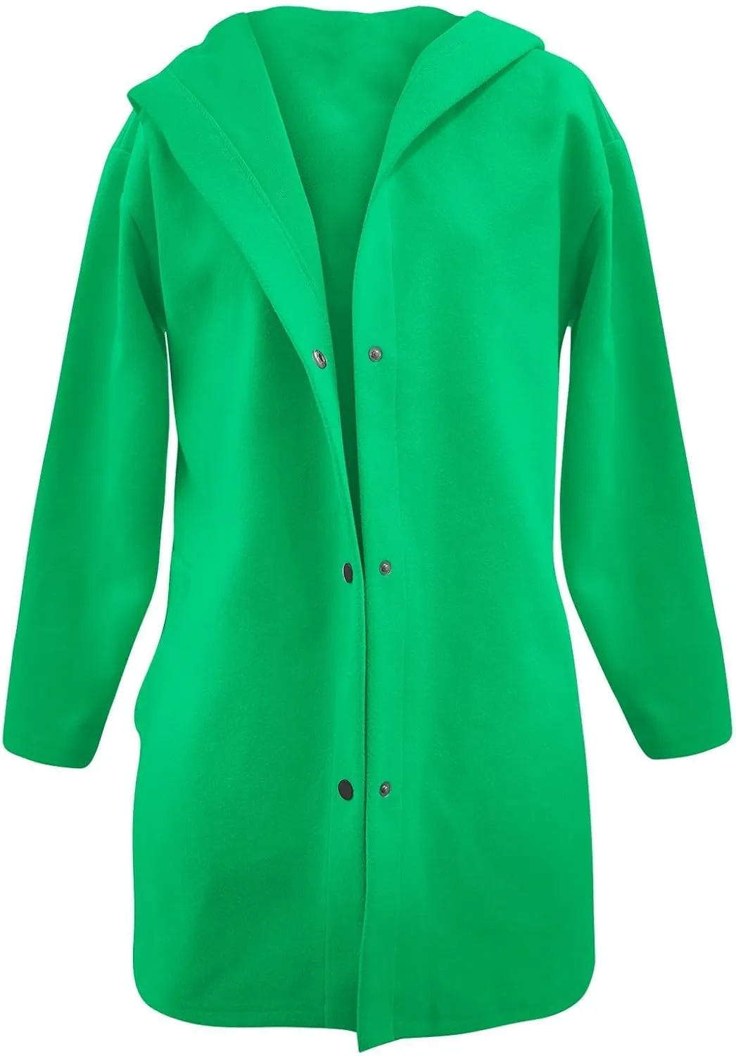 Jackets for Women Casual Single Breasted Hooded Jacket Long Sleeve Trench Coat 2024 Trendy Quilted Shackets