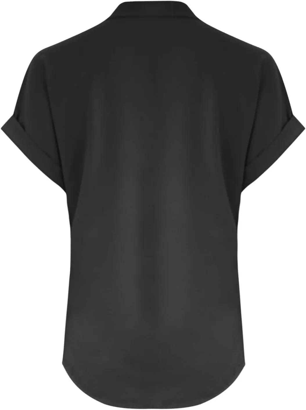 Linen Tops for Women Loose Fit Gauze Short Sleeve Plus Size Shirts Summer Button V Neck Casual Dressy Blouses