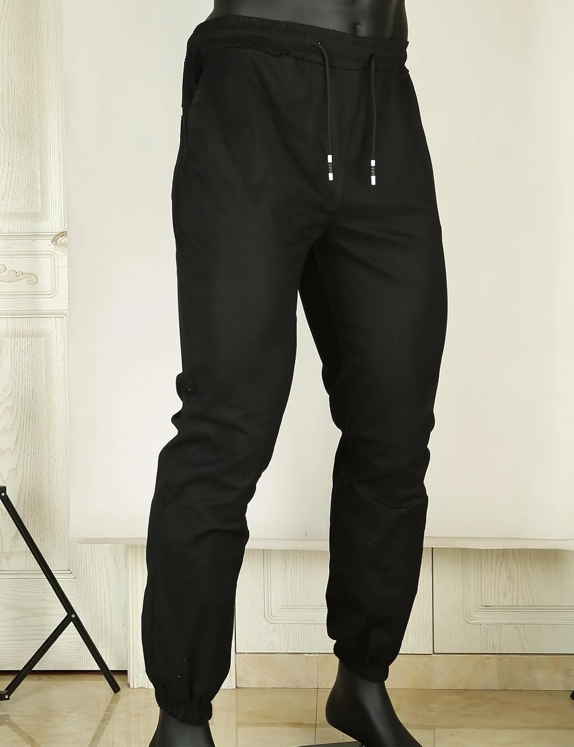 Men Joggers Chino Cargo Pants Hiking Outdoor Recreation Pants Twill Fitness Track Jogging Pants Casual Cotton Pants