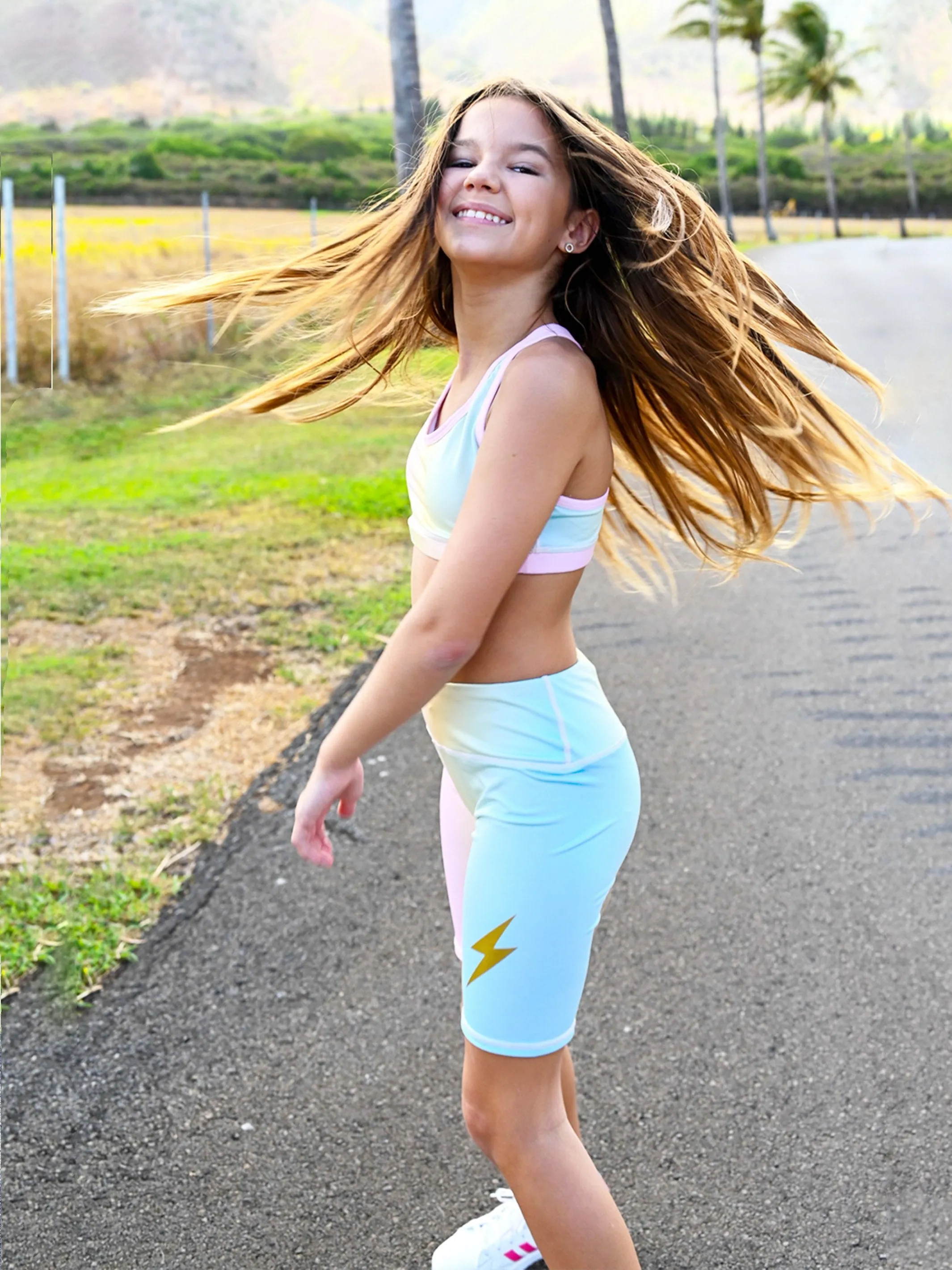 Pastel Activewear Bike Shorts