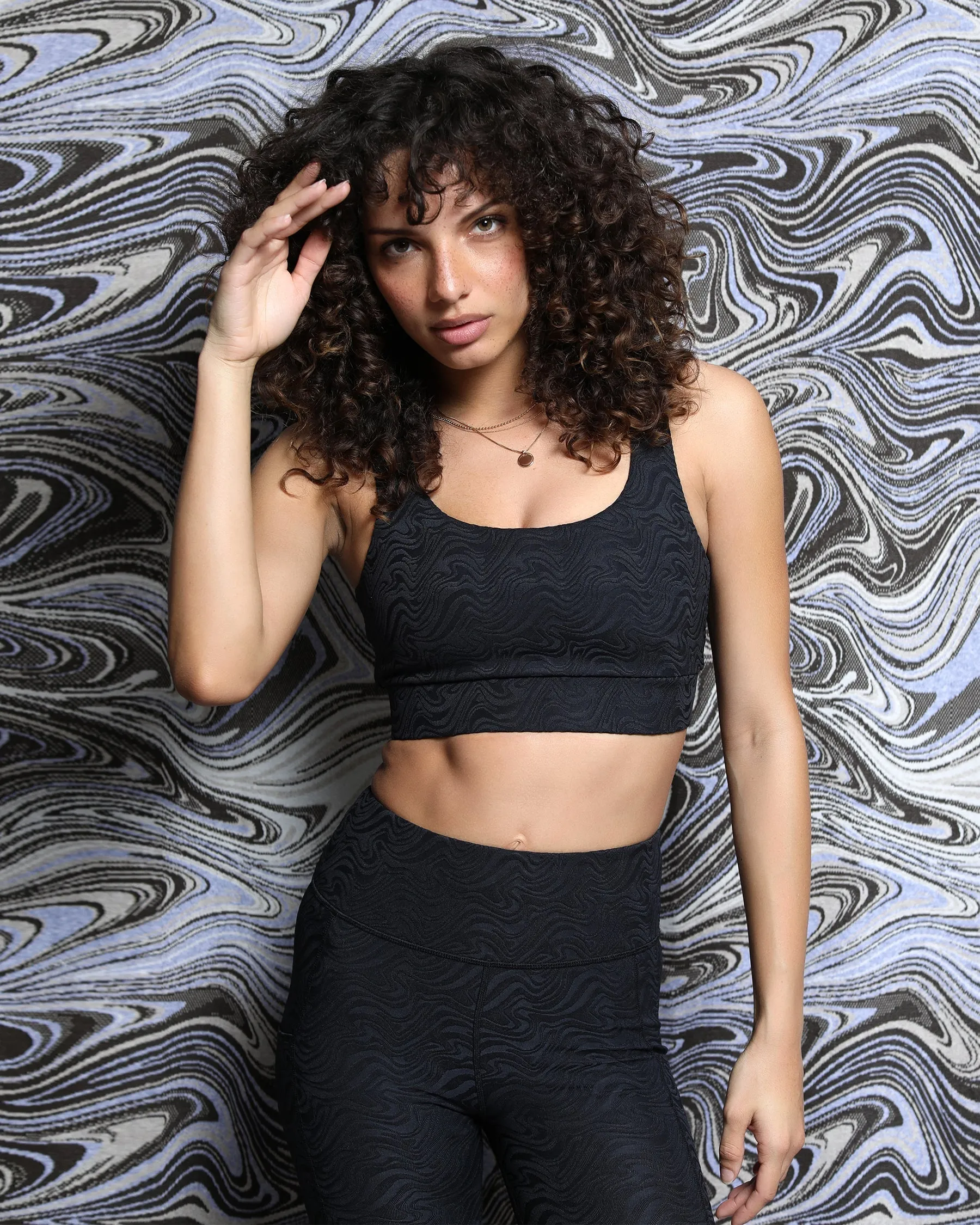 Swirl 3D Activewear Sports Bra (FINAL SALE)