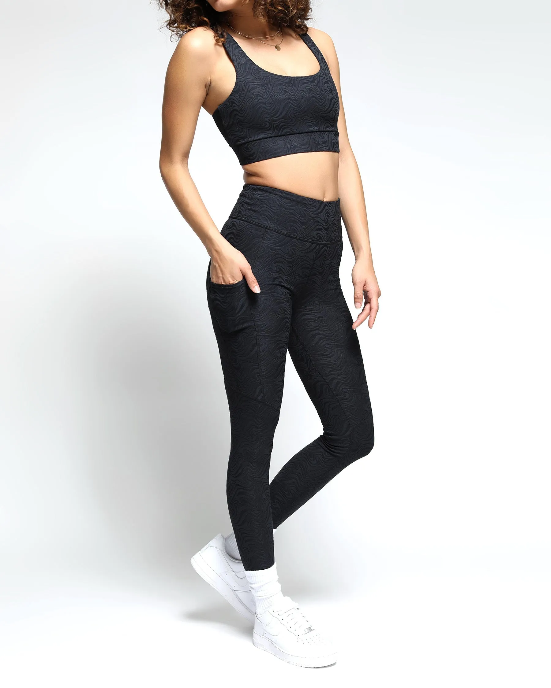 Swirl 3D Activewear Sports Bra (FINAL SALE)