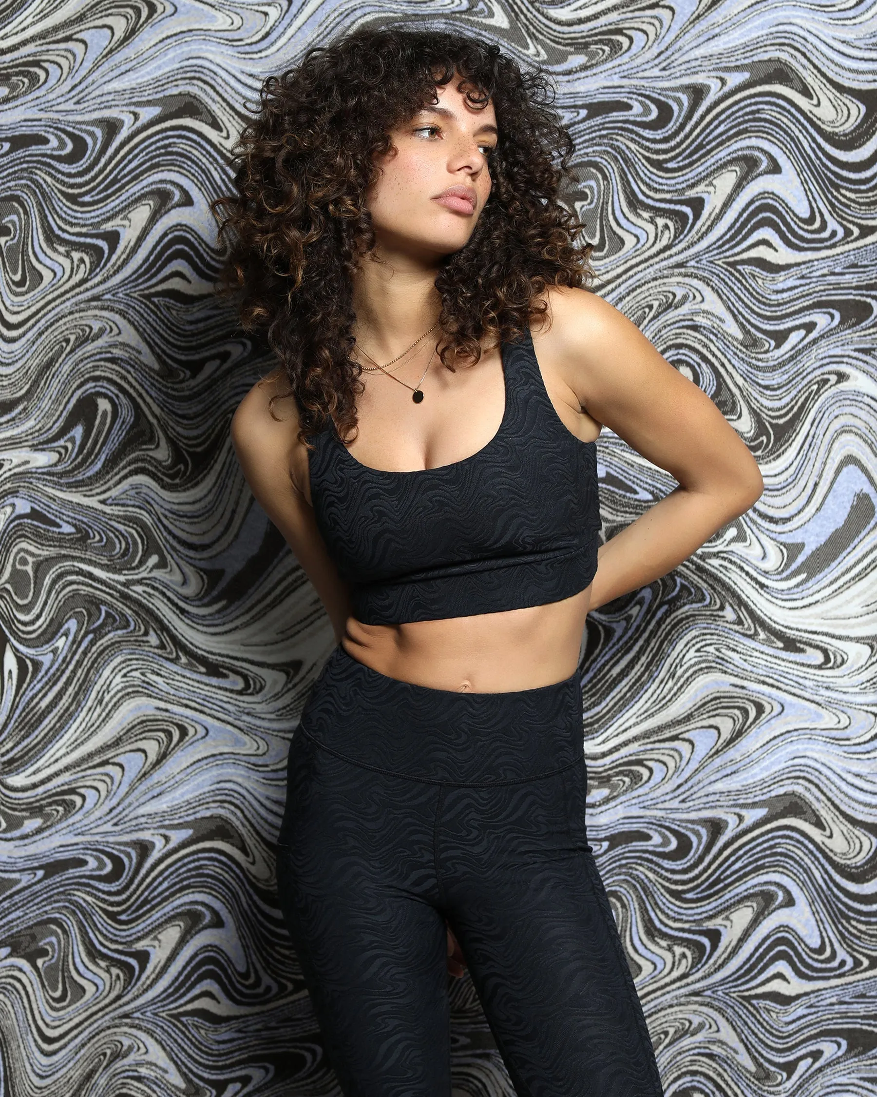 Swirl 3D Activewear Sports Bra (FINAL SALE)
