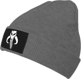 Transparent_Mythosaur Skull Mandalorian Knitted Hat Woolen Hat Warm Fashion Outdoors Knit Cap Unisex