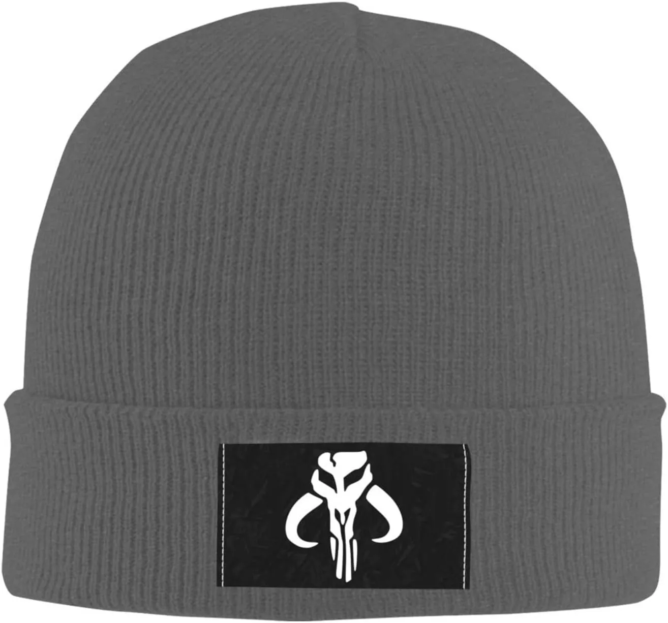 Transparent_Mythosaur Skull Mandalorian Knitted Hat Woolen Hat Warm Fashion Outdoors Knit Cap Unisex