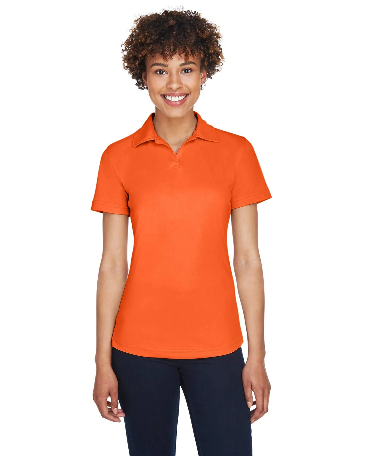 Ultraclub Ladies' Cool & Dry Sport Performance Polo 2XL Orange Tops