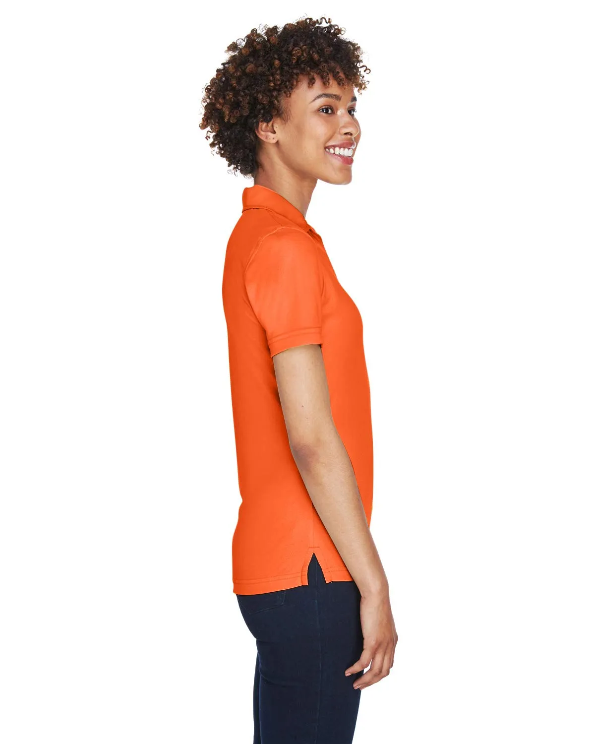 Ultraclub Ladies' Cool & Dry Sport Performance Polo 2XL Orange Tops